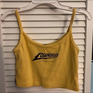 brandy melville cropped tank top